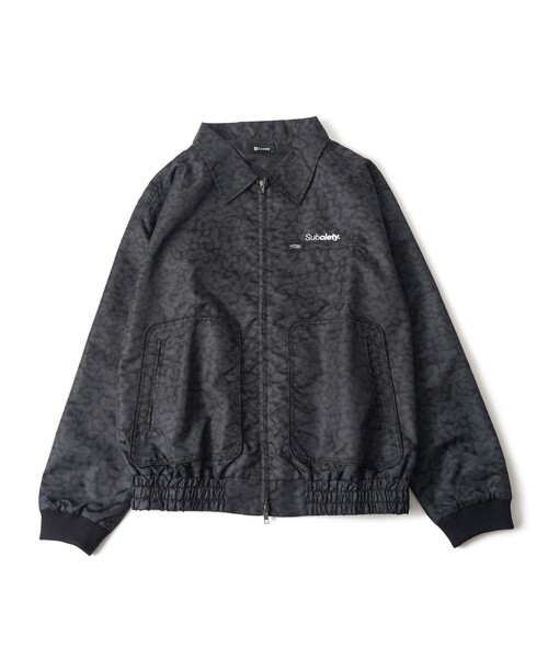 Subciety（サブサエティ）の「Leopard nylon blouson（ブルゾン・メンズ・グレー/ベージュ/ブラック・X-LARGE/SMALL/MEDIUM/LARGE）」の17枚目の写真