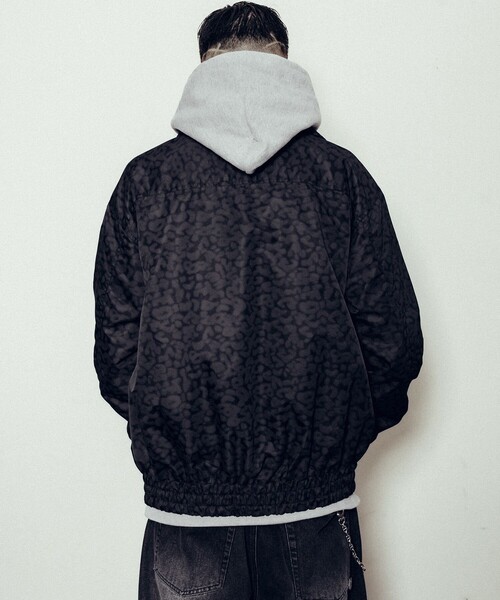 Subciety（サブサエティ）の「Leopard nylon blouson（ブルゾン・メンズ・グレー/ベージュ/ブラック・X-LARGE/SMALL/MEDIUM/LARGE）」の20枚目の写真