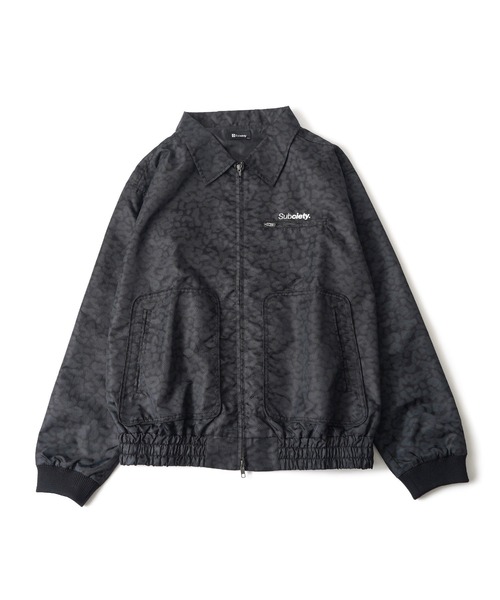 Subciety（サブサエティ）の「Leopard nylon blouson（ブルゾン・メンズ・グレー/ベージュ/ブラック・X-LARGE/SMALL/MEDIUM/LARGE）」の4枚目の写真