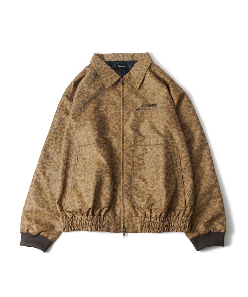 Subciety（サブサエティ）の「Leopard nylon blouson（ブルゾン・メンズ・グレー/ベージュ/ブラック・X-LARGE/SMALL/MEDIUM/LARGE）」の6枚目の写真