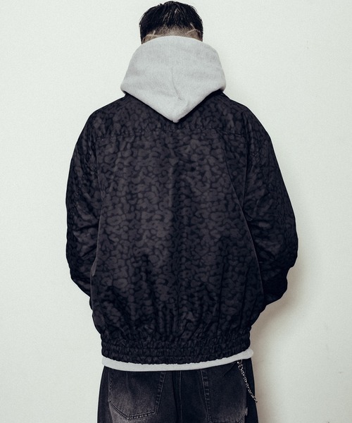 Subciety（サブサエティ）の「Leopard nylon blouson（ブルゾン・メンズ・グレー/ベージュ/ブラック・X-LARGE/SMALL/MEDIUM/LARGE）」の8枚目の写真