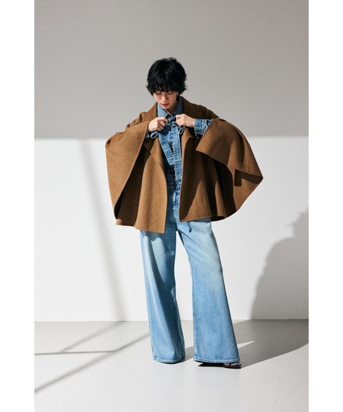 ボウタイデニムシャツ 冬服 / 2WAY / リボン（シャツ/ブラウス）｜crie