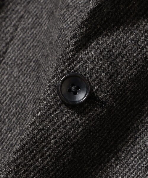 B:MING by BEAMS（ビーミングバイビームス）の「RE:NEWOOL(R) ウールカシミヤ カルゼ 2ボタン ジャケット（テーラードジャケット・メンズ・グレー/ネイビー・L/M/S/XL）」の5枚目の写真