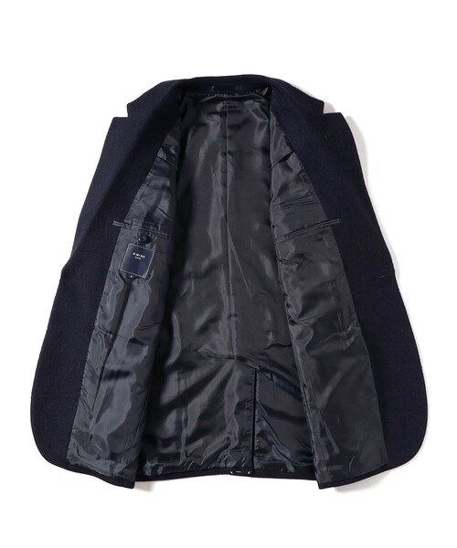 B:MING by BEAMS（ビーミングバイビームス）の「RE:NEWOOL(R) ウールカシミヤ カルゼ 2ボタン ジャケット（テーラードジャケット・メンズ・グレー/ネイビー・L/M/S/XL）」の11枚目の写真