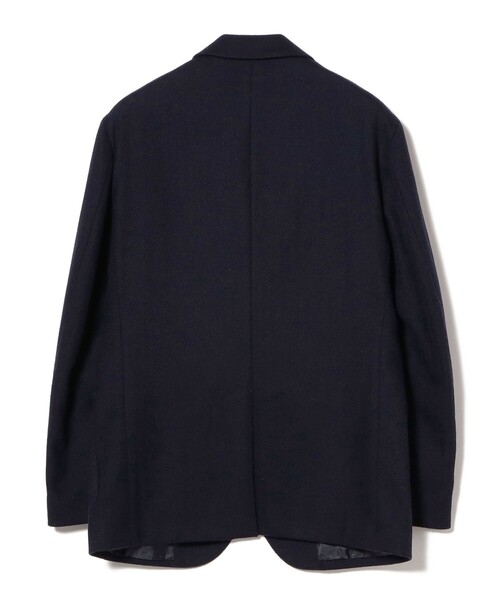 B:MING by BEAMS（ビーミングバイビームス）の「RE:NEWOOL(R) ウールカシミヤ カルゼ 2ボタン ジャケット（テーラードジャケット・メンズ・グレー/ネイビー・L/M/S/XL）」の13枚目の写真