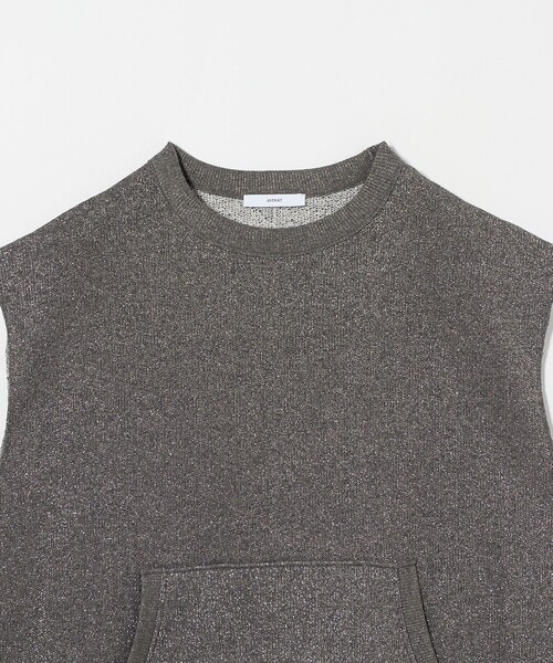 ASTRAET（アストラット）の「＜ASTRAET＞ラメ ウラケ ノースリーブスウェット UNISEX（スウェット・レディース・ダークグレー/ライトグレー・FREE）」の15枚目の写真