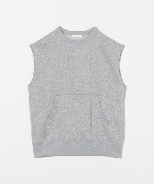 ASTRAET（アストラット）の「＜ASTRAET＞ラメ ウラケ ノースリーブスウェット UNISEX（スウェット・レディース・ダークグレー/ライトグレー・FREE）」の22枚目の写真