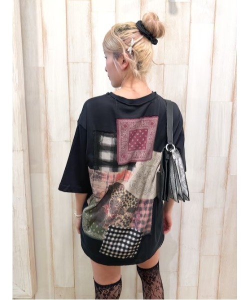 Desigual(デシグアル)の「Python pattern 3-in-1 shoulder bag / パイソンパターン3イン1ショルダーバッグ(ハンドバッグ・レディース・ブラック・FREE)」の14枚目の写真