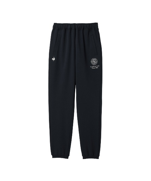 le coq sportif（ルコックスポルティフ）の「【ルコックスポルティフ】防風/吸汗/ストレッチ/UVカットリブニットスウェットパンツ（スウェットパンツ・レディース・ネイビー/グリーン・L/M/S/XL）」の2枚目の写真