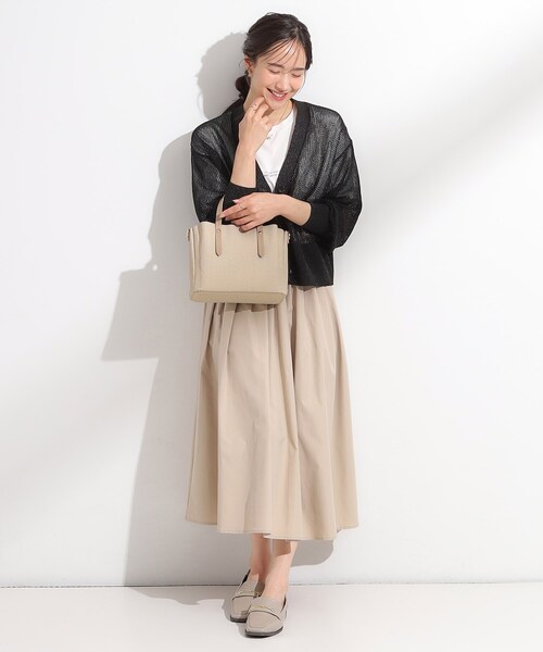 SHOO・LA・RUE(シューラルー)の「【2WAY】キャンバス風合皮トート(トートバッグ・レディース・ベージュ系4/ブラック系4/ブラウン系5・00)」の15枚目の写真