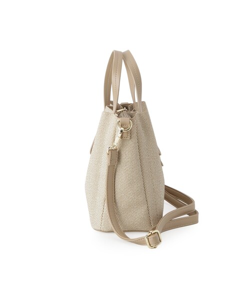 SHOO・LA・RUE(シューラルー)の「【2WAY】キャンバス風合皮トート(トートバッグ・レディース・ベージュ系4/ブラック系4/ブラウン系5・00)」の19枚目の写真