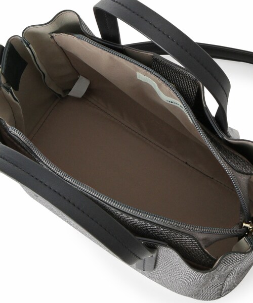 SHOO・LA・RUE(シューラルー)の「【2WAY】キャンバス風合皮トート(トートバッグ・レディース・ベージュ系4/ブラック系4/ブラウン系5・00)」の5枚目の写真