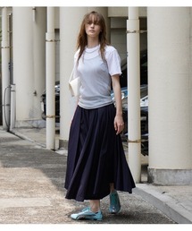 タフタミディスカート / Taffeta Midi Skirt