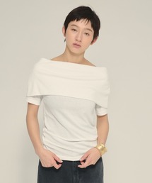 【eL】Wrap Off Shoulder Pullover/576988