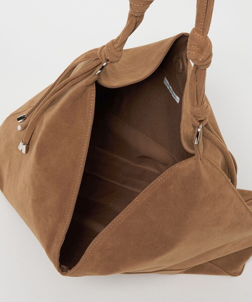 LE VERNIS（ル・ベルニ）の「＜LE VERNIS＞ノットハンドル ショルダーバッグ（ショルダーバッグ・レディース・ブラウン/オリーブ・FREE）」の12枚目の写真