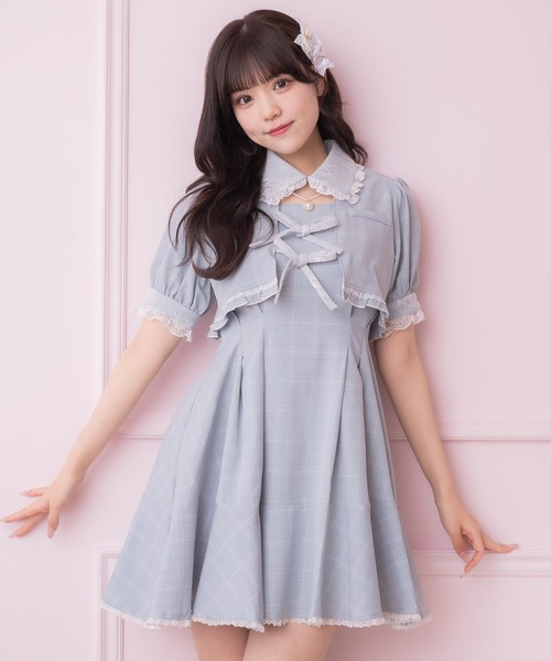 ROJITA（ロジータ）の「ボレロ風ダブルリボンワンピース（ワンピース