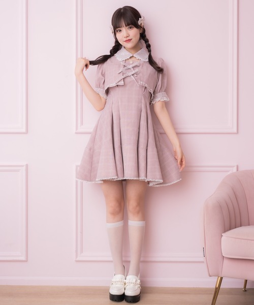 ROJITA（ロジータ）の「ボレロ風ダブルリボンワンピース（ワンピース