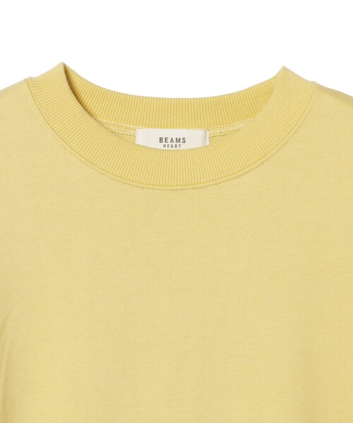 BEAMS HEART（ビームスハート）の「オーバーサイズ スウェットワンピース（ワンピース・レディース・チャコールグレー/イエロー/サックスブルー・FREE）」の13枚目の写真