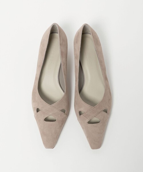 ODETTE E ODILE（オデットエオディール）の「ナロースクエアクロス パンプス40↓↑（パンプス・レディース・ブラック/ブラウン系/ベージュ・23cm/24.5cm/22.5cm/24cm/25cm/22cm/23.5cm）」の18枚目の写真