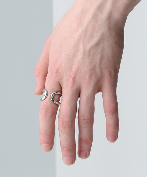 HARE(ハレ)の「【MADE IN JAPAN】ダブルラインリング(HARE)(リング・メンズ・シルバー・FREE)」の1枚目の写真