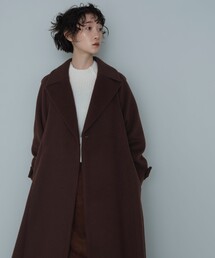 EMMEL REFINES(エメルリファインズ)の<EMMEL REFINES>EM ベルテッド フレア ロングコート(チェスターコート)