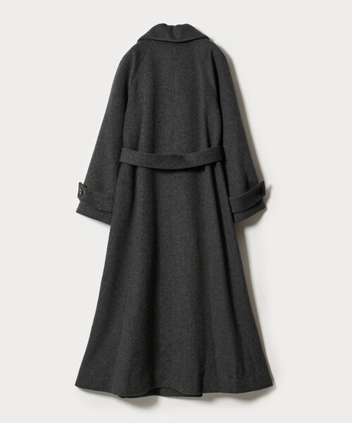 EMMEL REFINES＞EM ベルテッド フレア ロングコート（チェスター