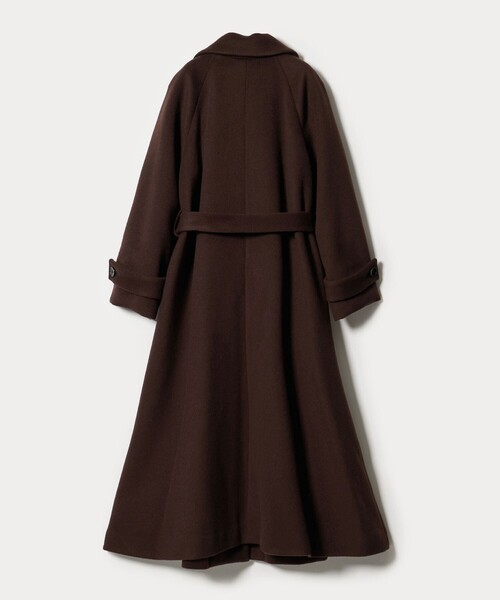 EMMEL REFINES＞EM ベルテッド フレア ロングコート（チェスターコート