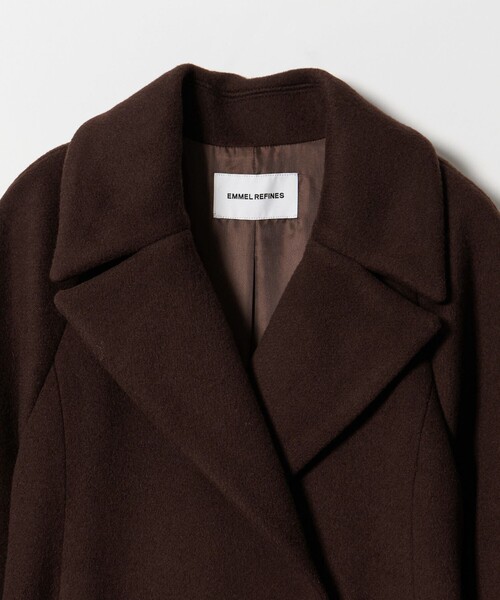 セール】＜EMMEL REFINES＞EM ベルテッド フレア ロングコート
