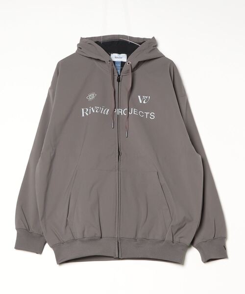 Rivvia PROJECTS(リヴィアプロジェクツ)の「【Rivvia Projects】GAMING ZIP HOODIE(パーカー・メンズ・グレー/チャコール/ブラック・MEDIUM/X-LARGE/LARGE)」の3枚目の写真