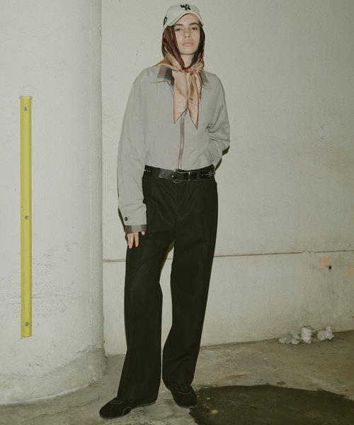 Jieda（ジエダ）の「ONE TUCK SLACKS（スラックス・メンズ・グレー/ブラック・1/2）」の20枚目の写真