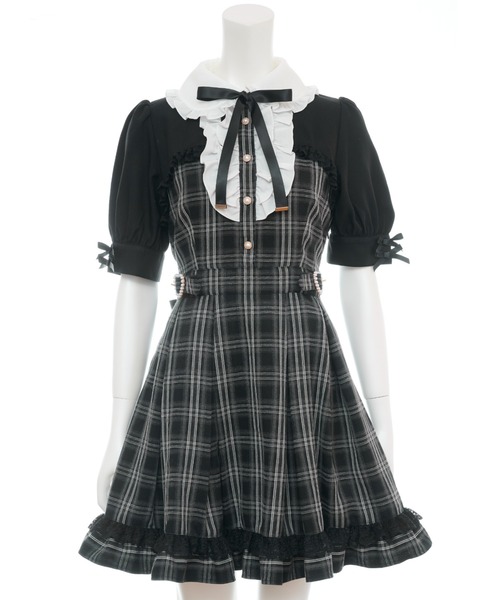 Secret Honey(シークレットハニー)の「ハートバックル付ボレロ風ワンピース(ワンピース・レディース・ブラウン/ブラック・MEDIUM)」の12枚目の写真