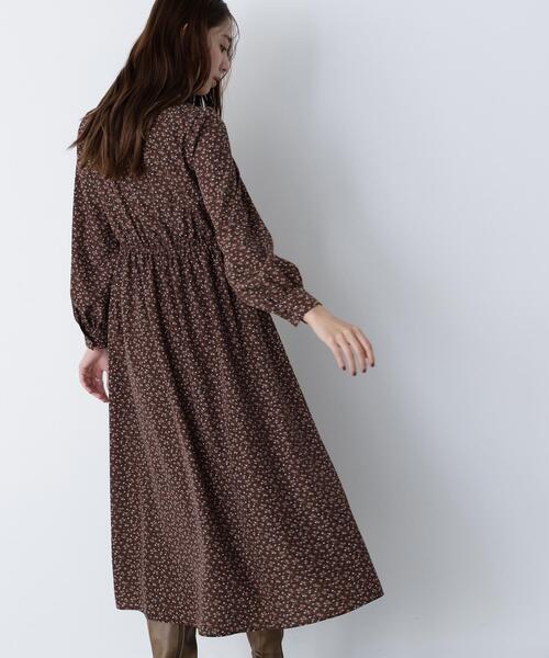 NATURAL BEAUTY BASIC(ナチュラルビューティーベーシック)の「◇ミニフラワーシャーリングワンピース(ワンピース・レディース・ブラック系その他/ブラウン系その他・MEDIUM/P/S)」の17枚目の写真
