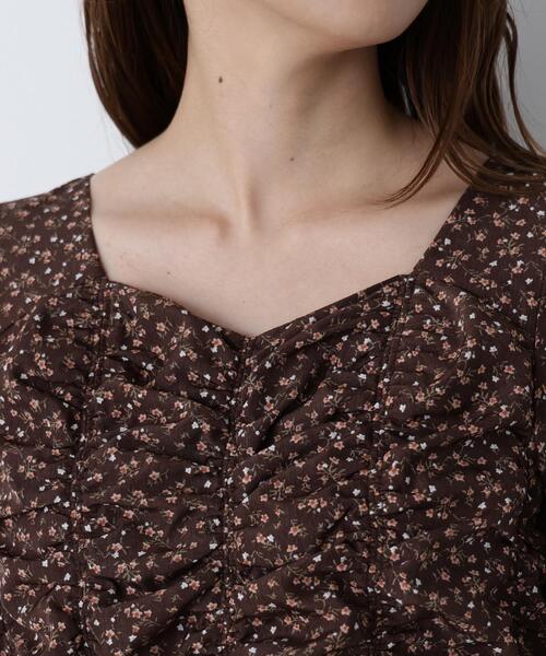 NATURAL BEAUTY BASIC(ナチュラルビューティーベーシック)の「◇ミニフラワーシャーリングワンピース(ワンピース・レディース・ブラック系その他/ブラウン系その他・MEDIUM/P/S)」の22枚目の写真