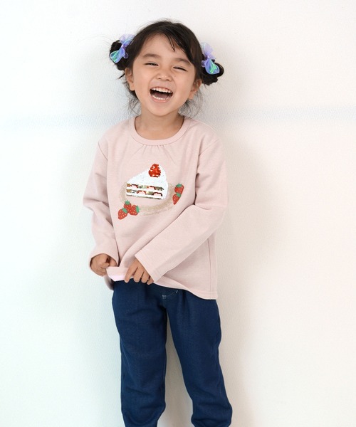 SKAPE(エスケープ)の「マジカルスパンコールトレーナー(スウェット・キッズ・ピンク/ブルー・120cm/110cm/100cm/130cm/90cm)」の5枚目の写真