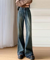 blackdia ocean（ブラックダイヤオーシャン）の「blackdia ocean フレア レトロデニムパンツ（デニムパンツ）」