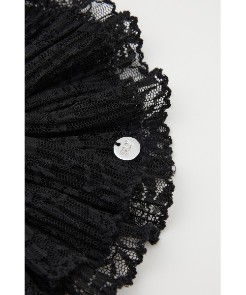 SLY（スライ）の「LACY SCRUNCHIE レーシー スクランチ（シュシュ・レディース・アイボリー/ブラック・FREE）」の13枚目の写真