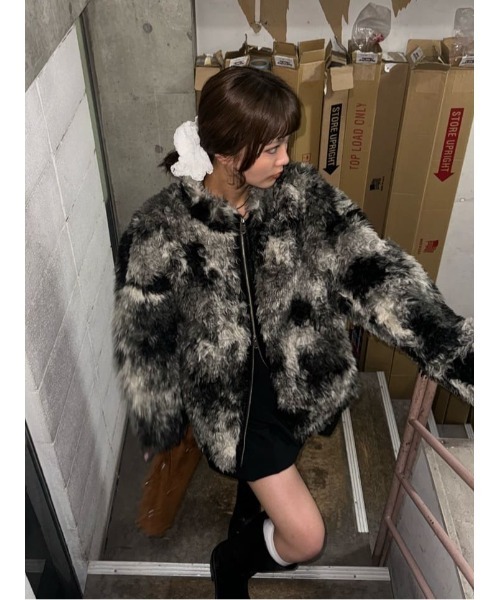 SLY（スライ）の「LACY SCRUNCHIE レーシー スクランチ（シュシュ・レディース・アイボリー/ブラック・FREE）」の15枚目の写真