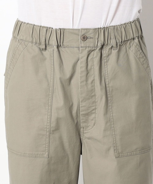 Grand PARK（グランドパーク）の「BROOKLYN OVERALL＜ブルックリンオーバーオール＞ワイドベイカーパンツ（カーゴパンツ・メンズ・カーキ/ベージュ・MEDIUM/LARGE/SMALL）」の5枚目の写真