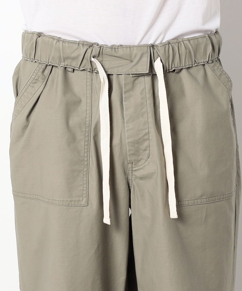 Grand PARK（グランドパーク）の「BROOKLYN OVERALL＜ブルックリンオーバーオール＞ワイドベイカーパンツ（カーゴパンツ・メンズ・カーキ/ベージュ・MEDIUM/LARGE/SMALL）」の9枚目の写真