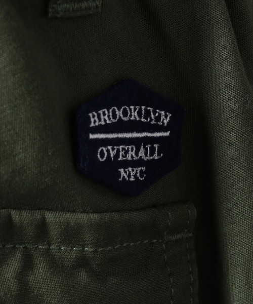 Grand PARK（グランドパーク）の「BROOKLYN OVERALL＜ブルックリンオーバーオール＞ワイドベイカーパンツ（カーゴパンツ・メンズ・カーキ/ベージュ・MEDIUM/LARGE/SMALL）」の13枚目の写真