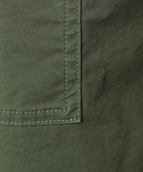 Grand PARK（グランドパーク）の「BROOKLYN OVERALL＜ブルックリンオーバーオール＞ワイドベイカーパンツ（カーゴパンツ・メンズ・カーキ/ベージュ・MEDIUM/LARGE/SMALL）」の14枚目の写真