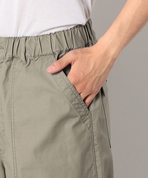 Grand PARK（グランドパーク）の「BROOKLYN OVERALL＜ブルックリンオーバーオール＞ワイドベイカーパンツ（カーゴパンツ・メンズ・カーキ/ベージュ・MEDIUM/LARGE/SMALL）」の6枚目の写真