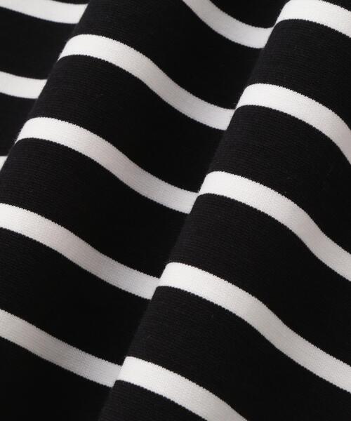 human woman（ヒューマンウーマン）の「◆ストレッチポンチシャツカラードッキングプルオーバー（Tシャツ/カットソー・レディース・ネイビー/ブラック系その他3/ベージュ系その他2・MEDIUM）」の14枚目の写真