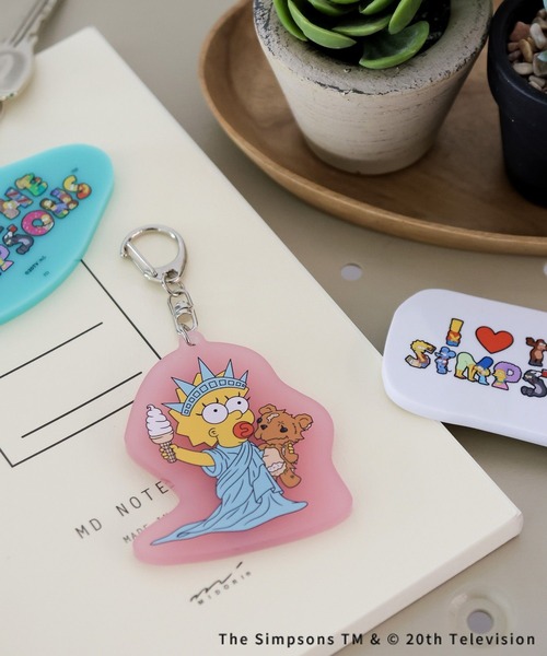 LEPSIM（レプシィム）の「【THE SIMPSONS／ザ・シンプソンズ】アソートキーホルダー　586562（キーホルダー・レディース・オフホワイト/ピンク/ミント・ONE SIZE）」の2枚目の写真