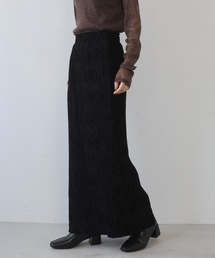 hunch | ベロア プリーツタイトスカート(スカート)