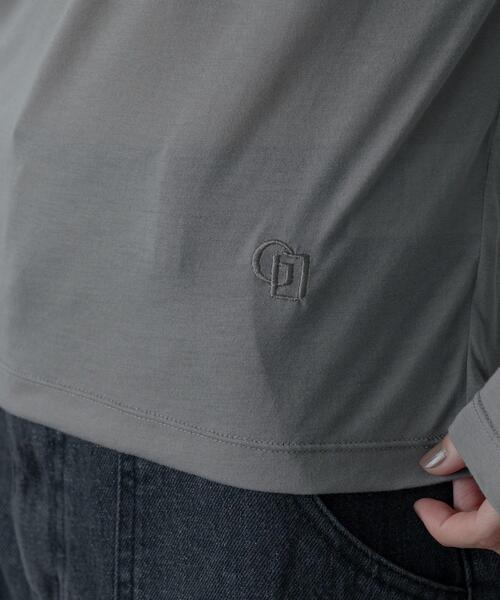 GALLEST(ギャレスト)の「シグネチャーシアーロンT(Tシャツ/カットソー・レディース・ブラック/オフホワイト/グレー・38)」の16枚目の写真