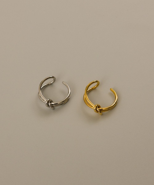 muku（ムク）の「RING/STRING KNOT（リング・レディース・シルバー/ゴールド・FREE）」の7枚目の写真