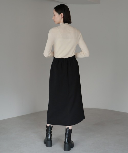 amini（アミニ）の「【2025 AW】リバーシブルジップスカート（スカート