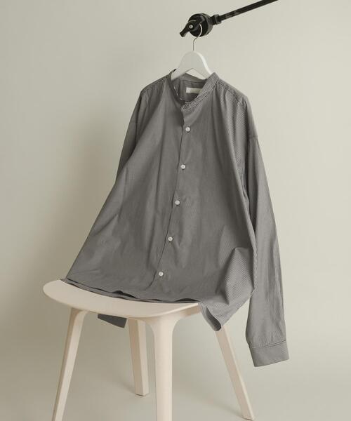 セール】『WEB限定』コンフォートバンドカラーシャツ（シャツ/ブラウス