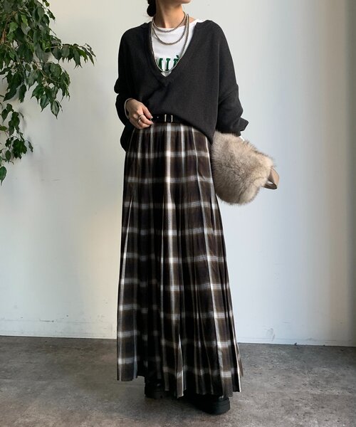 DouDou（ドゥドゥ）の「スキッパープルオーバー（ニット/セーター・レディース・モカ/ベージュ/チャコールグレー・FREE）」の6枚目の写真